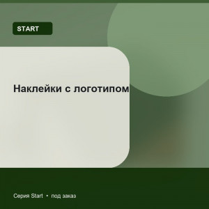 Наклейки с логотипом — Start