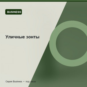 Уличные зонты — Business