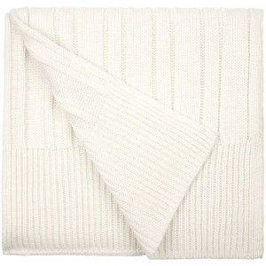 Шарф Knit Beat, белый (молочный)