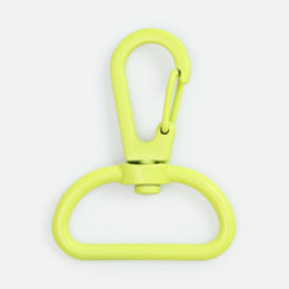 Застежка-карабин Snap Hook, L, желтый неон