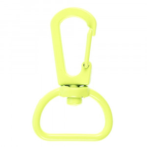 Застежка-карабин Snap Hook, M, желтый неон