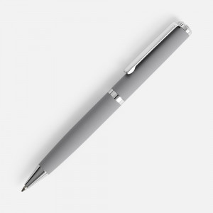 Ручка шариковая Inkish Chrome в футляре, серая