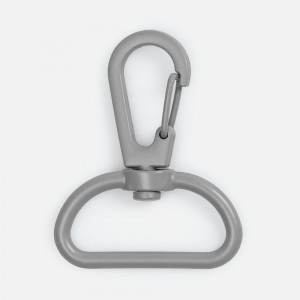 Застежка-карабин Snap Hook, L, серая