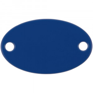 Шильдик металлический Alfa Oval, синий