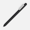 Ручка шариковая Swiper Soft Touch, черная с белым