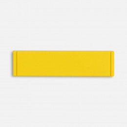 Лейбл из ПВХ Dzeta, S, желтый