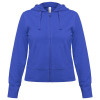 Толстовка женская Hooded Full Zip ярко-синяя